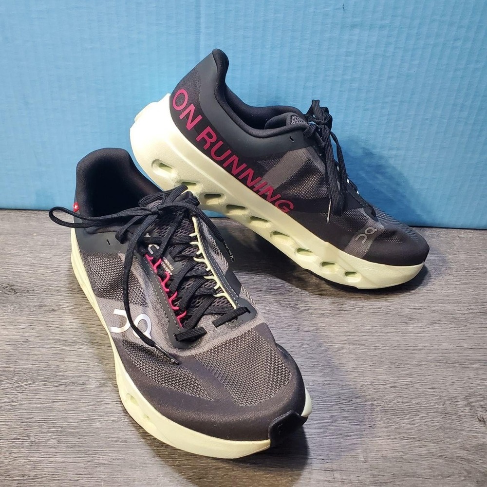 On Running Cloudsurfer Next Shoes Womens Size 10 Black CloudTec Phase 3WE3052653